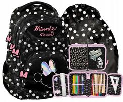 Mergaičių mokyklinė kuprinė Minnie Mouse 1–4 klasei su priedais