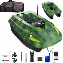 Žūklės valtis su GPS ir BeiDou D50E 15600mAh 12V, LED apšvietimas, 500 m nuotolis