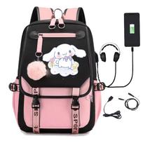 Mokyklinė kuprinė Cinnamoroll su USB, A4 dydžio