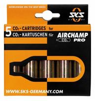 CO2 balionėliai SKS AirChamp, 5 vnt.