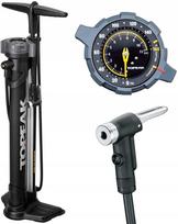Grindų pompa Topeak JoeBlow Booster su manometru ir žarna