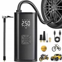 Elektrinis dviračio siurblys, automobilių kompresorius, 9000mAh powerbank, žibintuvėlis