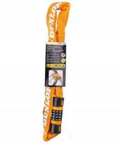 Dviračio spyna grandinė DUNLOP CIPHER 90 cm x Ø 5 mm ORANGE