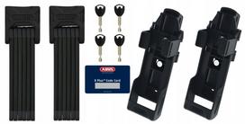 Dviračių spynų rinkinys ABUS BORDO 6000K/90 TWINSET