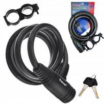 Dviračio spyna CLASP 150x10 CABLE TONYON su raktu