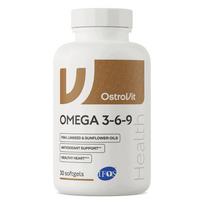 Maisto papildas OstroVit Omega 3-6-9, 30 kapsulių