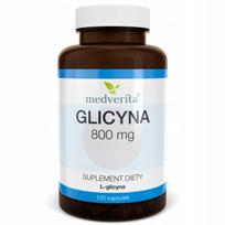 Maisto papildas Medverita L-glycine 800 mg 100 kapsulių