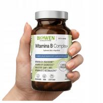 Vitaminų B kompleksas BIOWEN, biotinas, B1 B2 B3 B5, 90 kapsulių