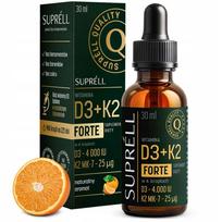 Maisto papildas VITAMIN D3 K2 MK7 4000IU Forte, 900 lašų