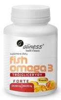 Maisto papildas Aliness Fish Omega-3 FORTE 500/250 mg 90 kaps. EPA+DHA