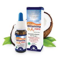 Vitaminų D3 K2 MK-7 FORTE lašai 20 ml Dr. Jacob's Medical