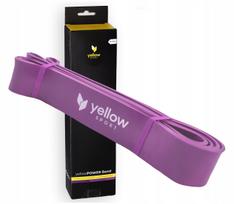 Mankštos guma YellowPOWER, violetinė, 45–54 kg pasipriešinimas