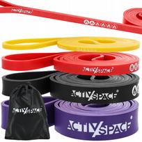 Pratimų gumų rinkinys Power Band, 4 vnt., stipraus pasipriešinimo