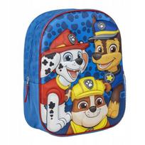 Vaikiška 3D kuprinė Paw Patrol, 31 cm, mėlyna, vienas skyrius