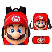 Mokyklinė kuprinė su Mario, A4, penalas