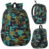 Mokyklinė kuprinė Coolpack Climber Air Force, 25 l, 2 skyriai