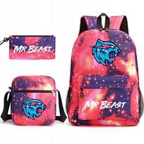 Mokyklinis rinkinys: Mr Beast kuprinė ir penalas