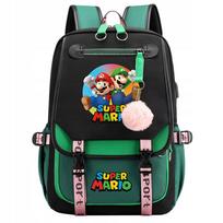 Mokyklinė kuprinė Super Mario Bros, USB, A4, didelė