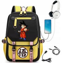 Mokyklinė kuprinė Dragon Ball su USB, A4 dydžio