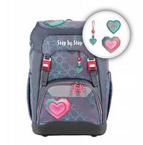 Mokyklinė kuprinė STEP BY STEP GRADE Glitter Heart