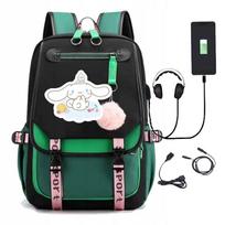Mokyklinė kuprinė Cinnamoroll su USB, A4, didelė