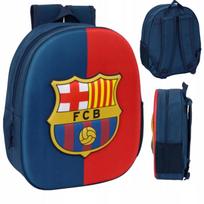 Vaikiška kuprinė FC Barcelona 3D, futbolo, didelė, kaštoninė