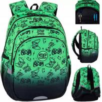 Mokyklinė kuprinė Coolpack Jerry Game Over Green F029969 1-3 klasei