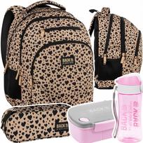 Mokyklinė kuprinė BackUP 30L PANTHER BEIGE AND BLACK PANTHER