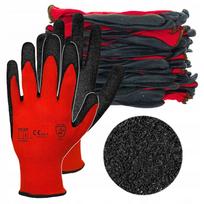Sodo darbo pirštinės su lateksu STRONG GLOVES, 12 porų