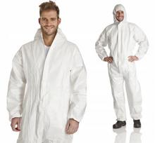 Apsauginis chemijos darbo kombinezonas, baltas, XL