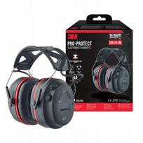 Apsauginės Bluetooth ausinės 3M Pro-Protect, SNR 30 dB, juodos