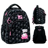 Ortopedinis mokyklinis juodas kuprinė Hello Kitty Kite, 9–12 metų mergaitėms
