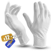 Medvilninės pirštinės COSMETIC DUST-FREE, 100% cotton, x12