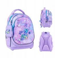 Ortopedinė mokyklinė kuprinė mergaitėms 1–4 klasei My Little Pony Kite