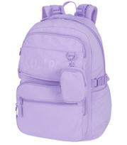 Mokyklinė kuprinė Coolpack Lark, violetinė, su erdvia nešiojamojo kompiuterio kišene