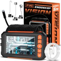 Endoskopinė tikrinimo kamera Full HD 5M IP67 su 4,3" LCD ekranu USB vamzdžiams