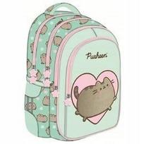 Mokyklinė kuprinė mergaitėms St.Majewski Pusheen Mint, 4 skyrių