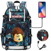 A4 Roblox vandeniui atsparus kuprinė su USB