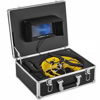 Vamzdžių tikrinimo kamera 20 m, 9" LCD monitorius, DVR, 8GB SD kortelė, atspari vandeniui