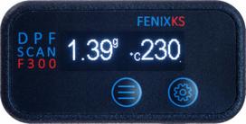 DPF filtro monitorius FenixKS DPF Scan F300 VW Audi Skoda Kia Hyundai Renault