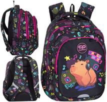 Mokyklinė kuprinė CoolPack Jerry su krūtinės diržu, skirta 1-3 klasei, Capybara