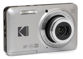 Skaitmeninis fotoaparatas Kodak Pixpro FZ55 digikamera, hopea