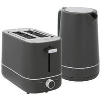Virdulys Virdulio ir skrudintuvo rinkinys, 1,7 l, pilka, nerūdijantis plienas