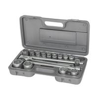 Galvučių rinkinys su terkšle 10-32mm 6-kamp 1/2. SUPER  NIZ Nr.2