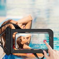 Dėklas telefonui JUST MUST Waterproof Phone Pouch Juodas