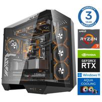 Kompiuteris INTOP AQUA Ryzen 7 7700X 64GB DDR5 1TB SSD M.2 NVME+2TB RTX5070Ti 16GB WIN11