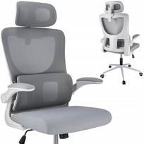 Ergonomiška biuro kėdė Zeo Jumi, pilkos spalvos