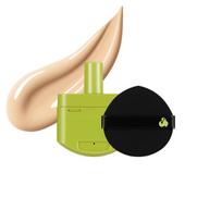 UNLEASHIA - Satin Wear Healthy-Green Cushion Re-Feel 20N Apricot SPF30 PA++, 15 g - Makiažo pagrindo papildymas