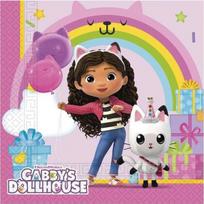 Gabby´s Dollhouse servetėlės, 20 vnt., 33x33 cm