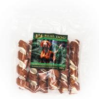 Real Dog Snacks Rawhide Roll With Rabbit 18-20 cm 500 g | 01RD-150 | 5907190338560